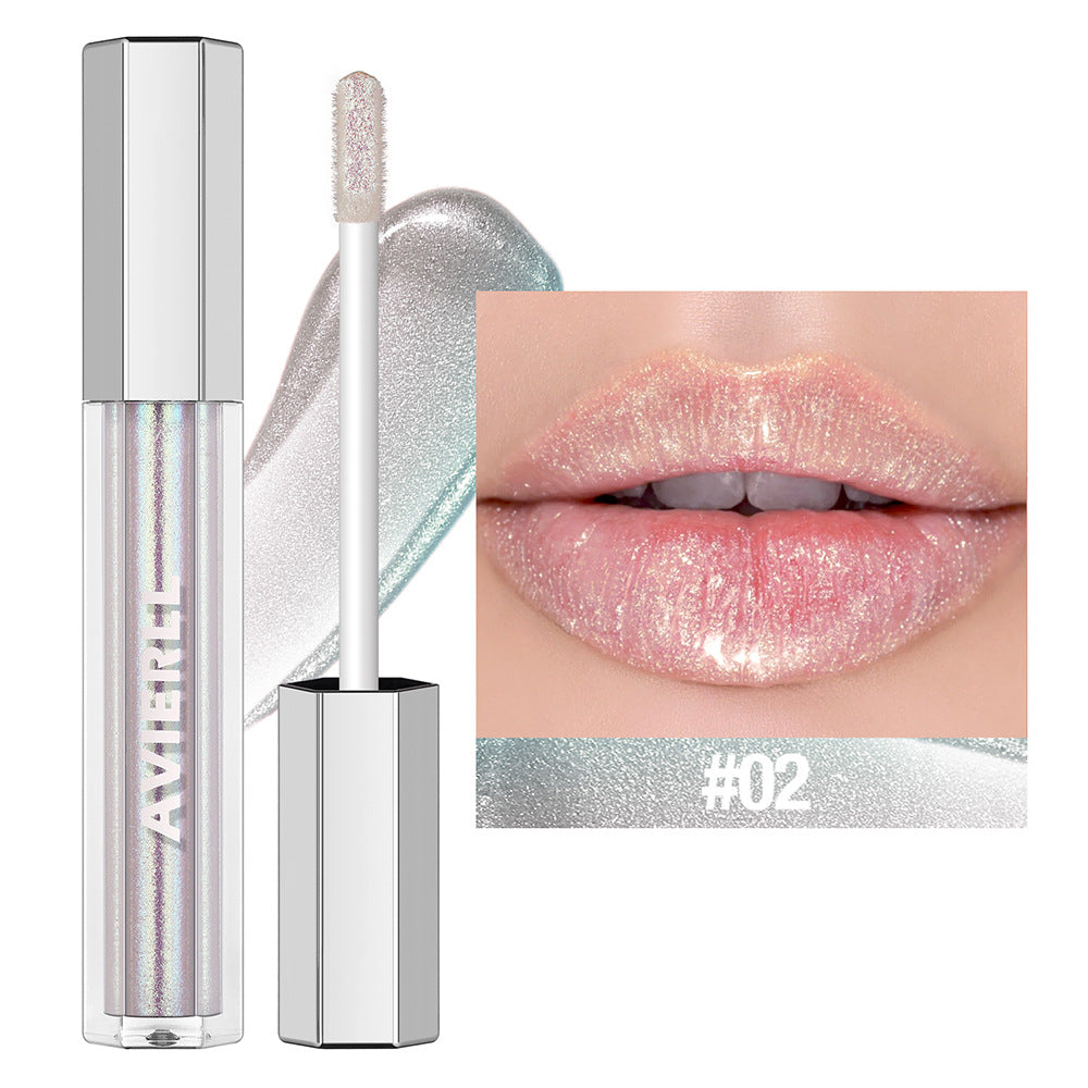 AVIEREI Brillo de Labios Holográfico Brillante Multicolor