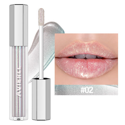 AVIEREI Brillo de Labios Holográfico Brillante Multicolor