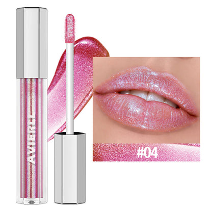 AVIEREI Brillo de Labios Holográfico Brillante Multicolor
