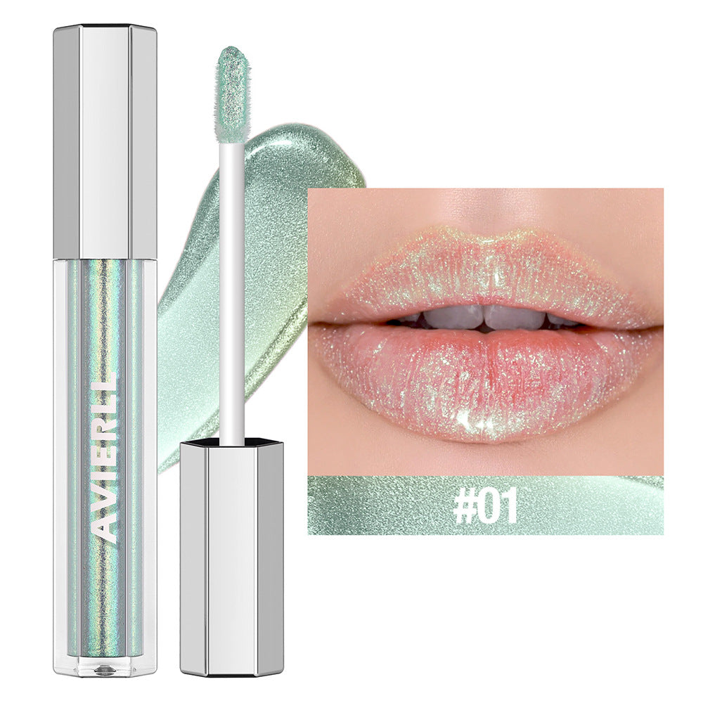 AVIEREI Brillo de Labios Holográfico Brillante Multicolor
